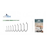 Крючок офсетный EastShark Offset Shank №3/0 (уп.6 шт)