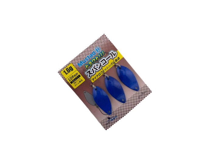 Блесна колеблющаяся EastShark Fine Bite 1,6 г Blue (уп. 3 шт)