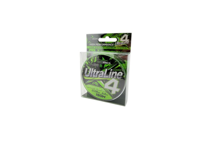 Шнур EastShark Ultra Line X4 150м 0,08мм зеленый