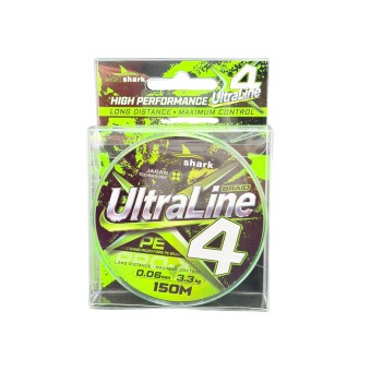 Шнур EastShark Ultra Line X4 150м 0,08мм зеленый