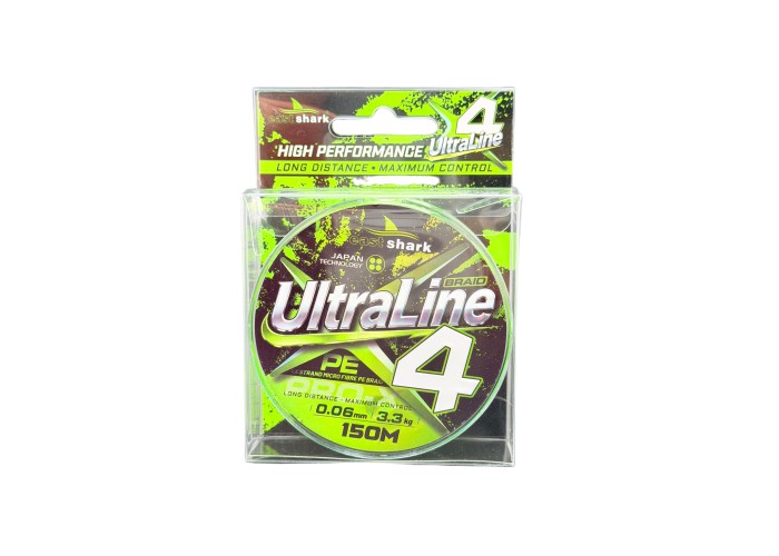 Шнур EastShark Ultra Line X4 150м 0,08мм зеленый
