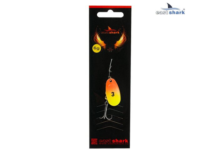 Блесна вращающаяся (уп./5шт.) EastShark Screw размер-3 (6 грамм) col.#735