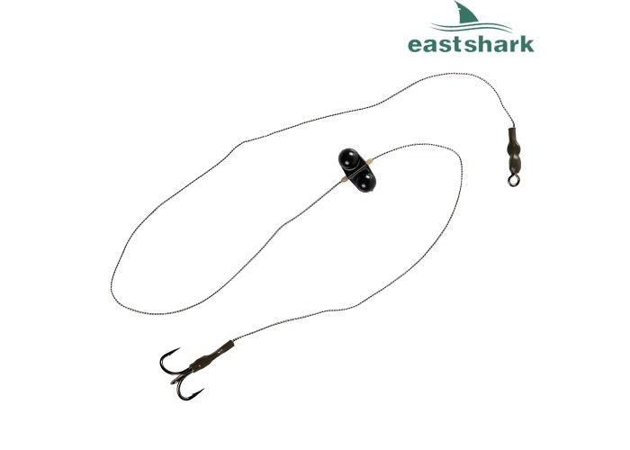 Оснастка на сома #04 с тройником 5/0 80 см
