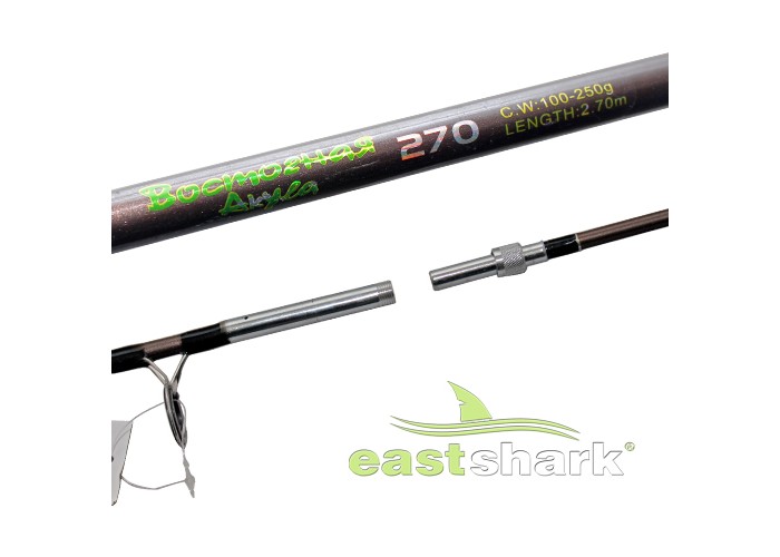 Удилище Крокодил ES коричневый с резьбой (100-250 гр) 3 м