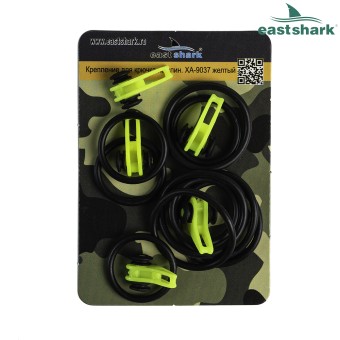 Крепление для крючка на спиннинг  XA-9037 желтый