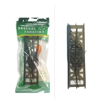 АРСЕНАЛ ФАНАТИКА "Флэт" оснащенная на мотовиле (2 крючка) 60 гр.