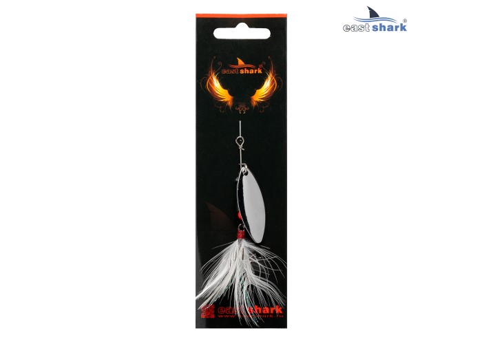 Блесна вращающаяся (уп./5шт.) EastShark Zander размер-2 col.#520