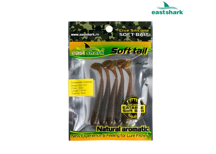 Силиконовая приманка ES31010 75 мм (5 шт/уп) color: X002