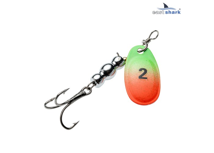 Блесна вращающаяся (уп./5шт.) EastShark Screw размер-2 (5 грамм) col.#781