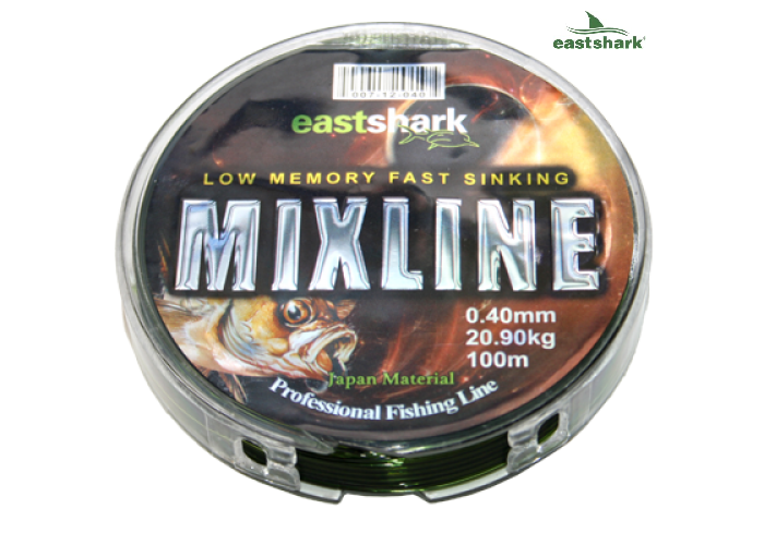 Леска MIXLINE 0,18 100 м чёрно-зелёная