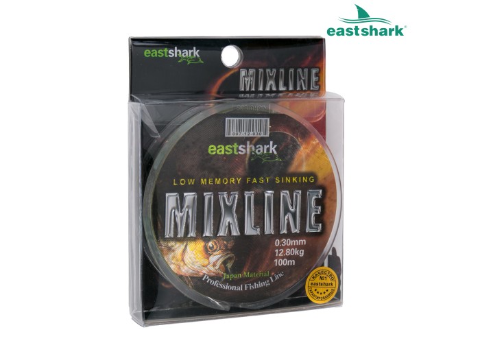 Леска MIXLINE 0,18 100 м чёрно-зелёная