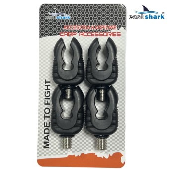 Держатель задний EastShark ES-04 черный (уп.4шт)