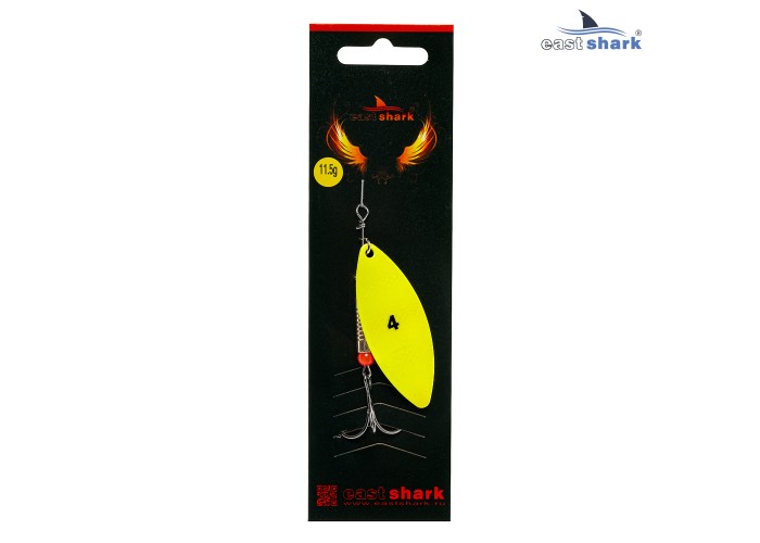 Блесна вращающаяся (уп./5шт.) EastShark Longer размер-4 (11,5 грамм) col.#653