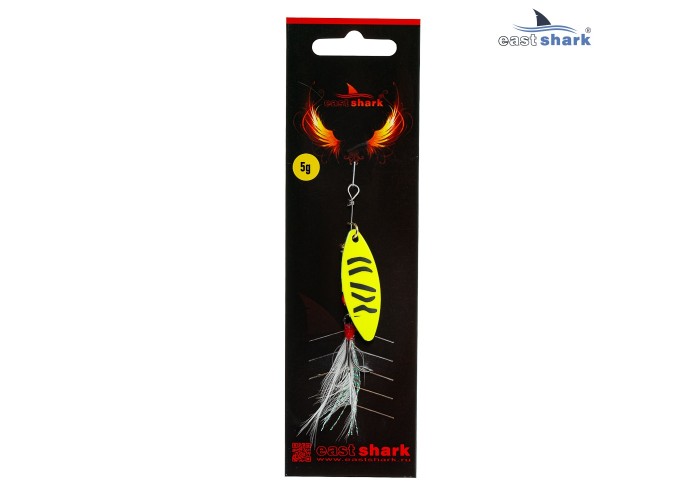 Блесна вращающаяся (уп./5шт.) EastShark Longer размер-1 (5 грамм) col.#670