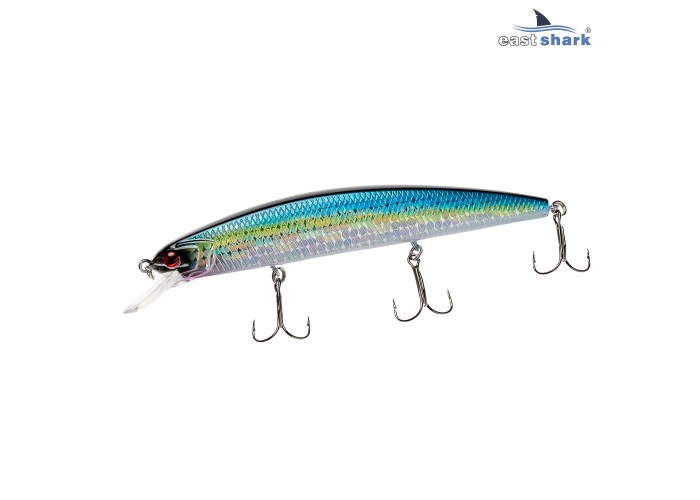 Воблер EastShark Minnow 11см. 16г. 0.5-1m Suspending col.#006