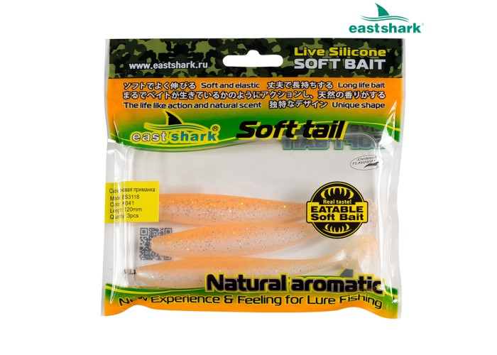 Силиконовая приманка ES3118 120 мм (3 шт/уп) color: K041