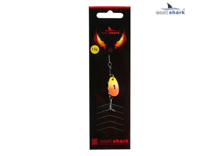 Блесна вращающаяся (уп./5шт.) EastShark Screw размер-1 (3.5 грамм) col.#788