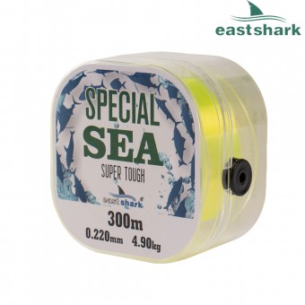 Леска морская EastShark Special SEA 300м 0,30 мм желтая