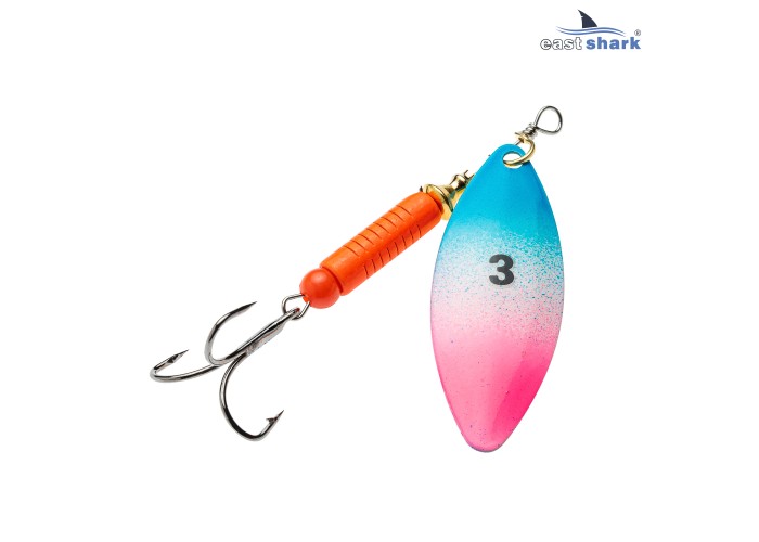 Блесна вращающаяся (уп./5шт.) EastShark Longer размер-3 (9.5 грамм) col.#649