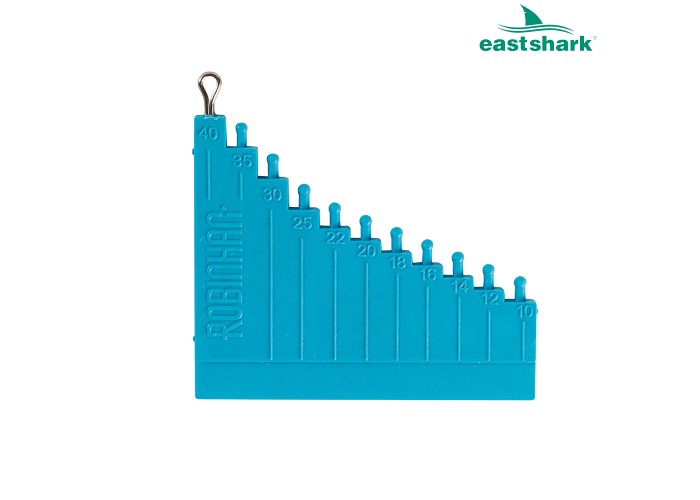 Инструмент для измерения длины волоса синий