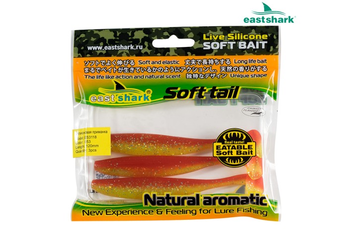 Силиконовая приманка ES3118 120 мм (3 шт/уп) color: 053