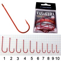 Крючки New Vasakura ABERDEEN красные № 2