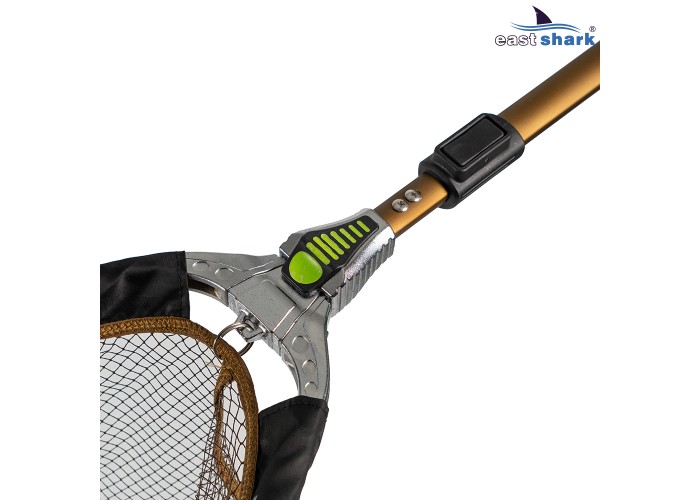 Подсак треугольный прорез. 70*70 ручка 2.4 м