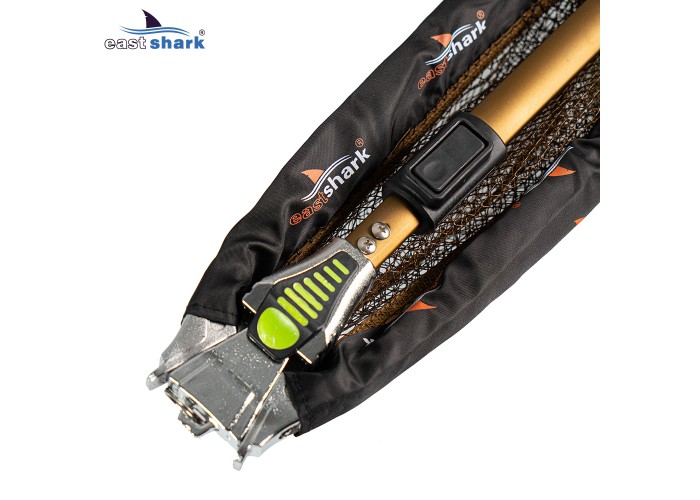 Подсак треугольный прорез. 70*70 ручка 2.4 м