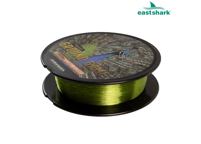 Леска Ground Game 1000 м 0,40 PEACOCK светло-зеленая