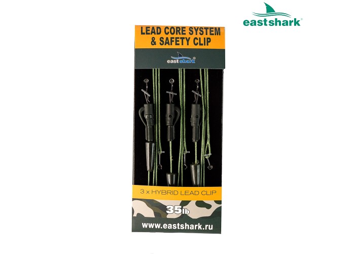 Монтаж Leadcore system & safety clip 45lb #001