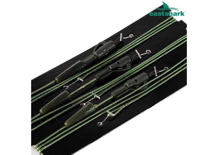 Монтаж Leadcore system & safety clip 45lb #001