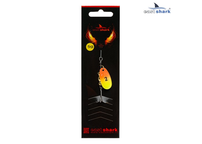 Блесна вращающаяся (уп./5шт.) EastShark Screw размер-2 (5 грамм) col.#735
