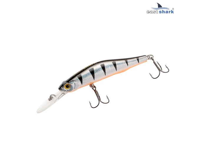 Воблер EastShark Croofed 8см. 9г. 1-2m Suspend col.#001