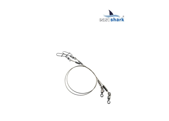 Поводок EastShark титановый 0.45*13см