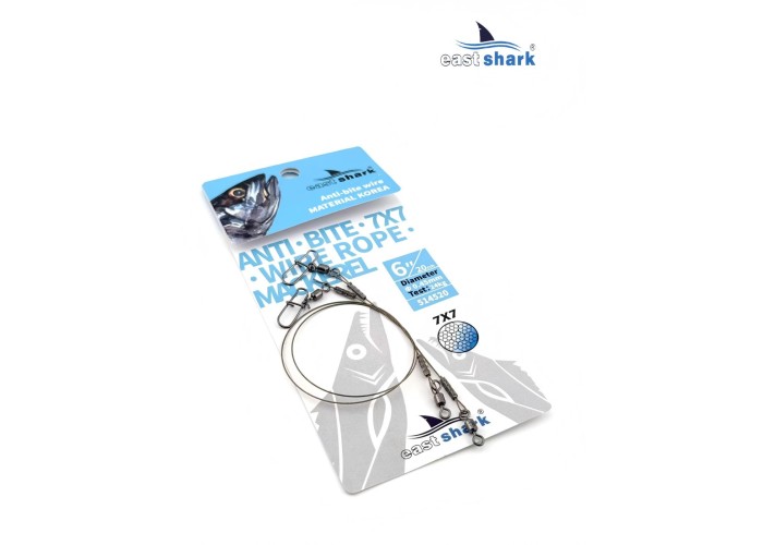 Поводок EastShark титановый 0.45*13см