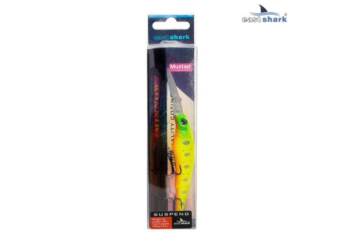 Воблер EastShark Meg 13см. 12г. 3.5+m Suspending col.#006