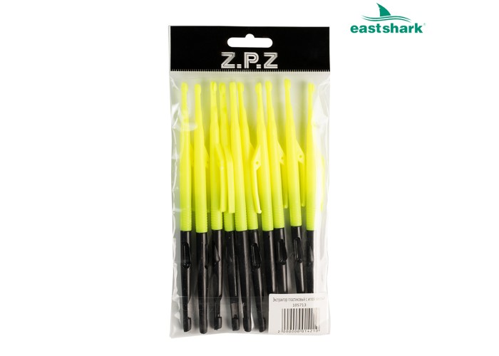 Экстрактор пластиковый с иглой желтый (уп./10шт.)