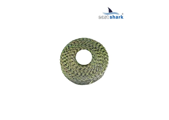 Поводковый материал 50m-X4 yellow camo 0.22mm