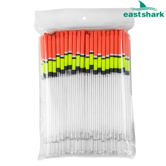 Поплавок-трубка прозрачный короткий (уп. 100 шт) 18 см