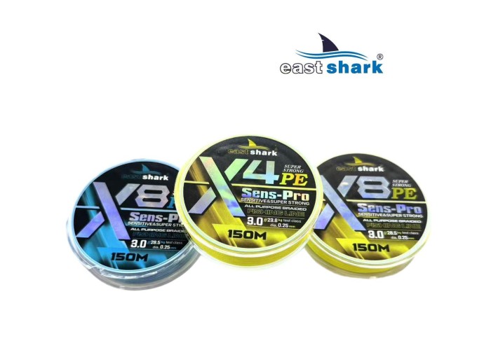 Шнур EastShark Sens-Pro X4 150м 0,16мм #1.0 желтый