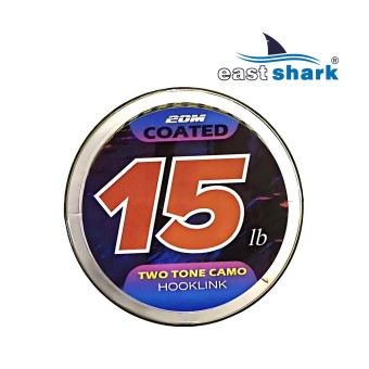 Поводковый материал карповый в оплетке 20 м 15 LBS светлый