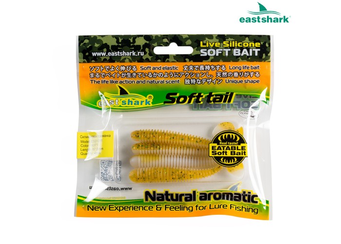 Силиконовая приманка ES31011 87,5 мм (4 шт/уп) color: K071