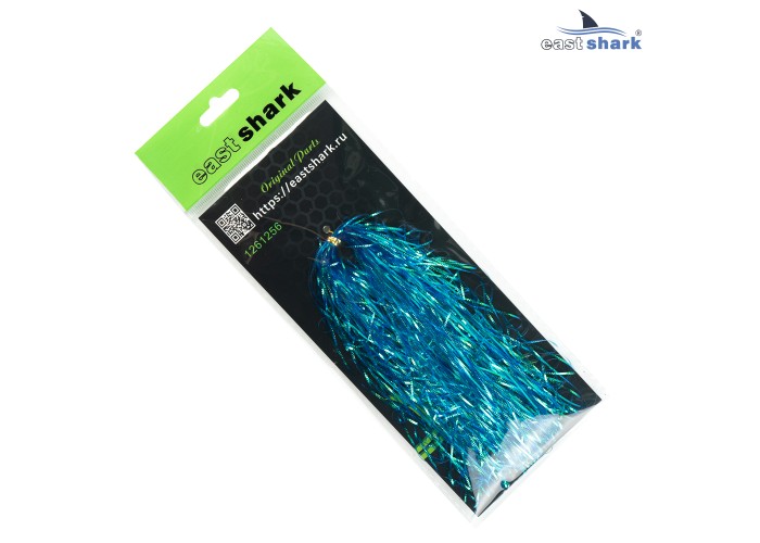 Люрекс EastShark большая упаковка "Чешуя" синий