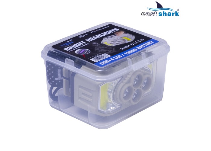 Фонарь налобный EastShark FA-815 синий свет