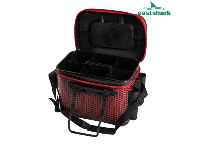 Ящик рыболовный с держателями удилищ размер М (цвет в ассортименте)