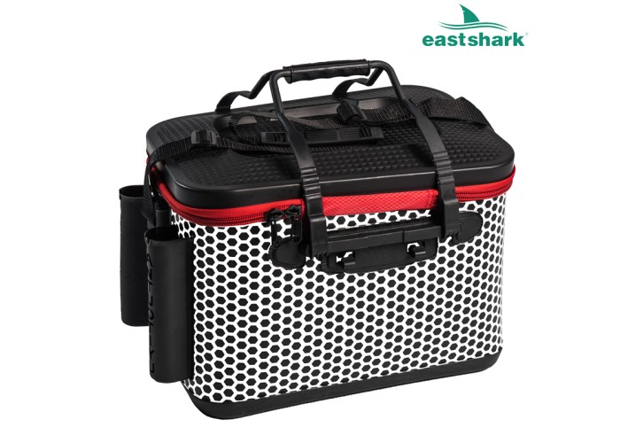 Ящик рыболовный с держателями удилищ размер М (цвет в ассортименте)