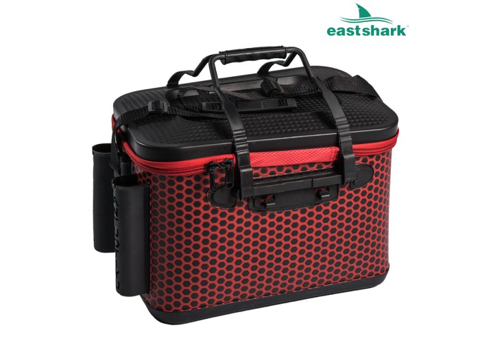 Ящик рыболовный с держателями удилищ размер М (цвет в ассортименте)