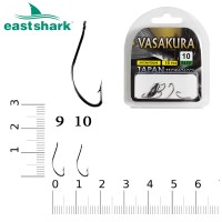 Крючки AKITAKITSUNE BL Vasakura № 9 (уп/10 шт)