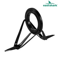 Кольцо керамика + вставка 2 ножки черное 50 мм.