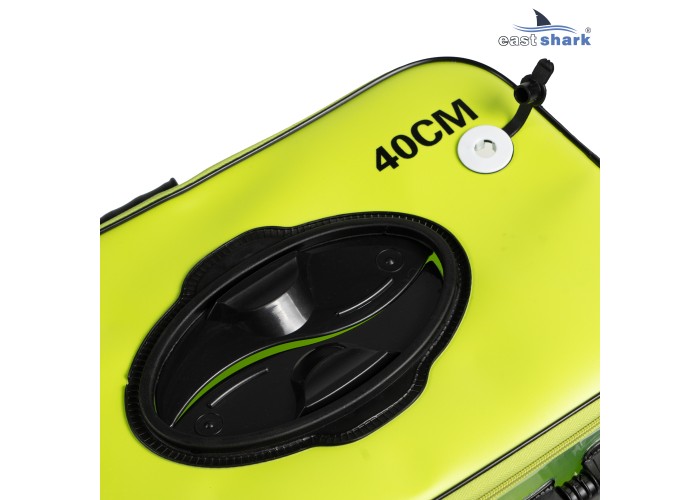 Мягкое ведро для живца EastShark ME 40*24*25 см желтое